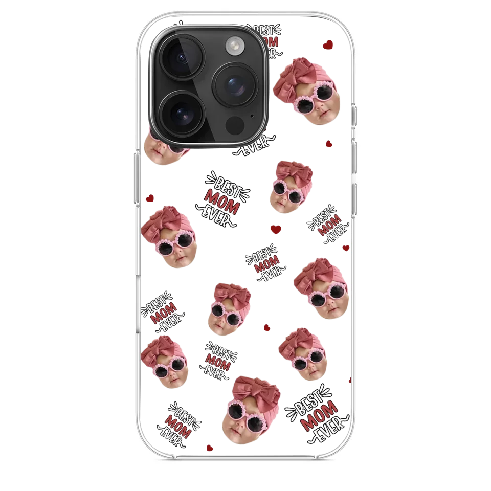 Custom Photo My Favorite People Call Me Grandma - Family Personalized Custom Clear Phone Case - Gift For Mom, Grandma