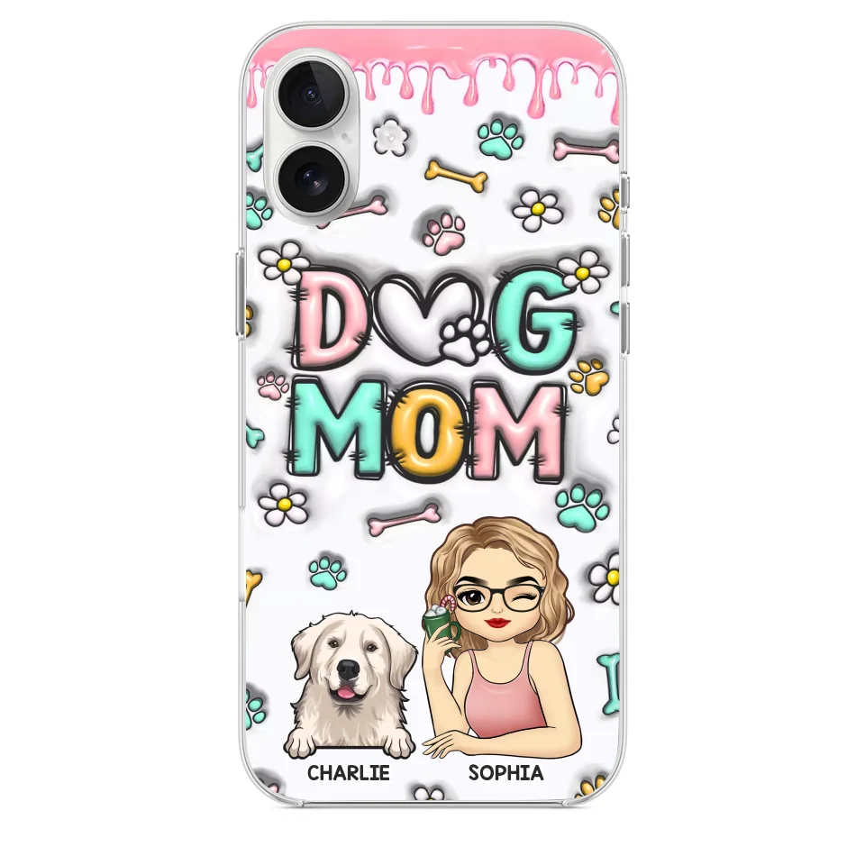 It's Not A Home Without Fur Kids - Dog Personalized Custom 3D Inflated Effect Printed Clear Phone Case - Gift For Pet Owners, Pet Lovers