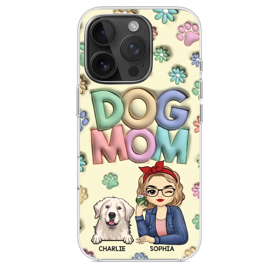 Furry Companions, Loyal Friends Who Bring Endless Joy To Our Lives - Dog & Cat Personalized Custom 3D Inflated Effect Printed Clear Phone Case - Gift For Pet Owners, Pet Lovers