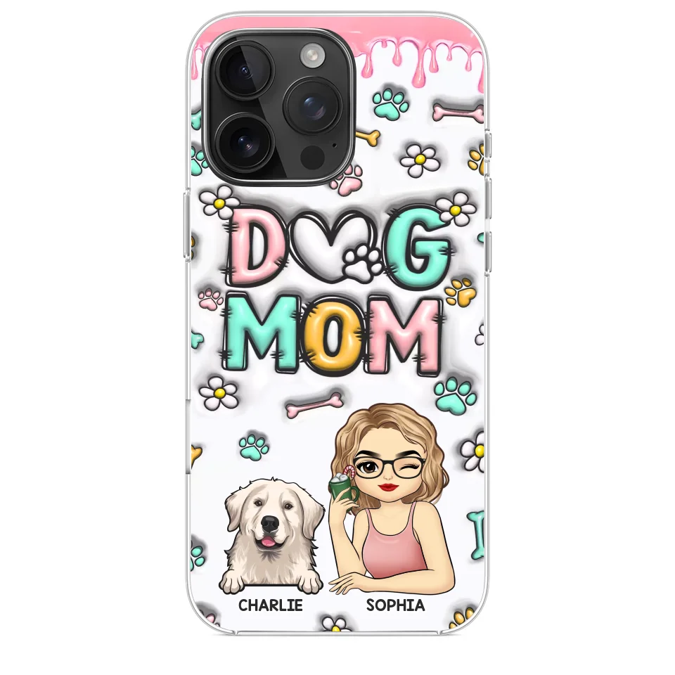 It's Not A Home Without Fur Kids - Dog Personalized Custom 3D Inflated Effect Printed Clear Phone Case - Gift For Pet Owners, Pet Lovers