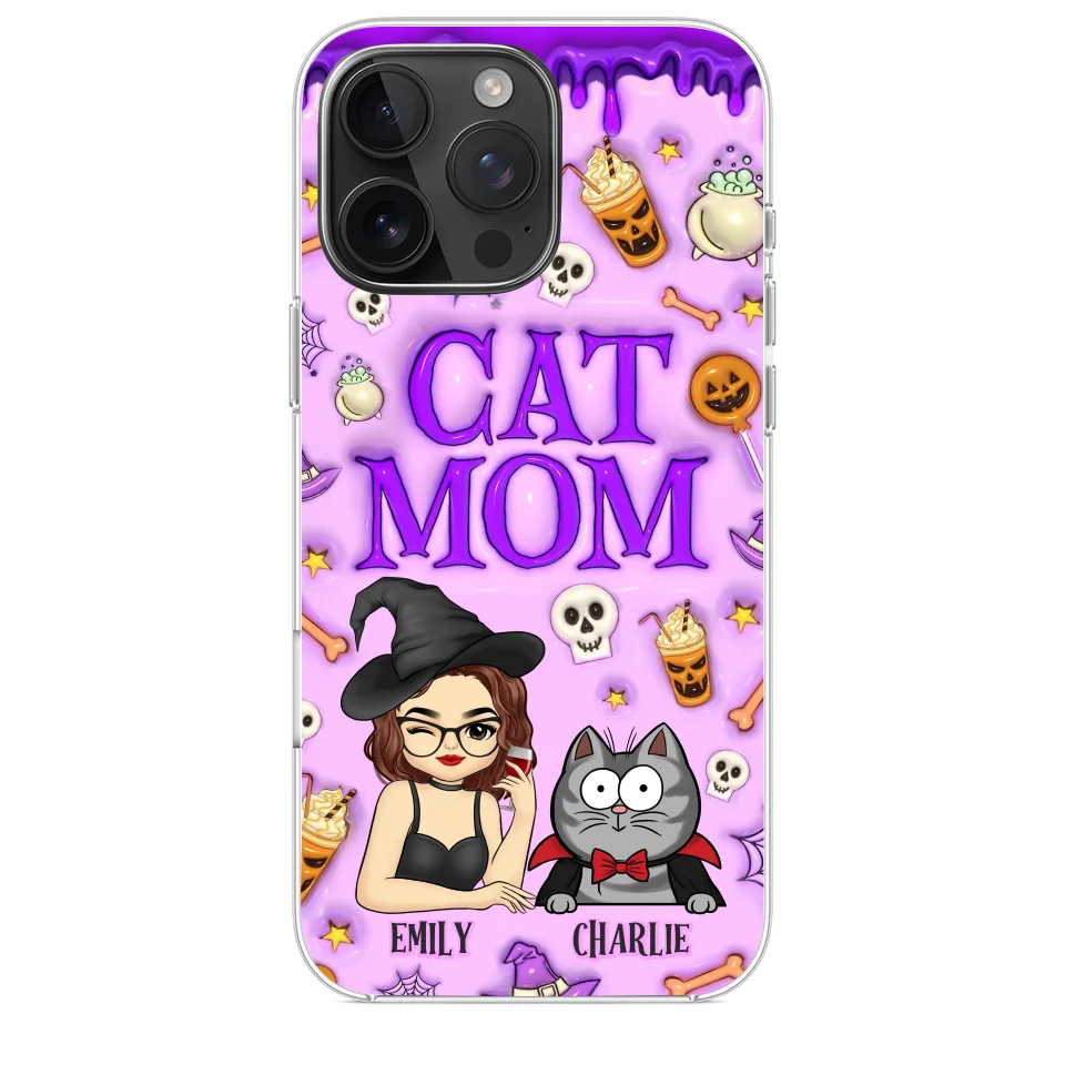 Cats Know How To Keep Us Smiling - Cat Personalized Custom 3D Inflated Effect Printed Clear Phone Case - Halloween Gift For Pet Owners, Pet Lovers