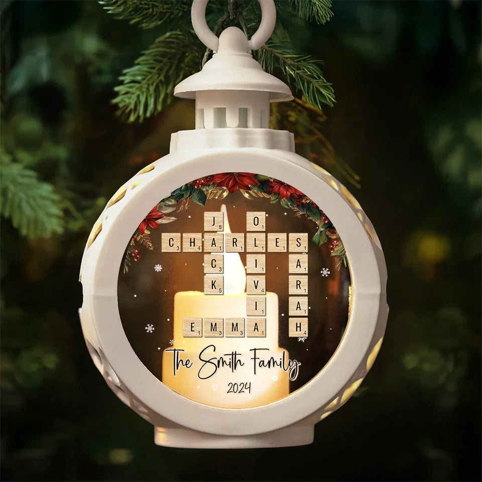 Family Is Forever, Bonded By Love - Family Candlelight Lantern Ornament - Christmas Gift For Family Members
