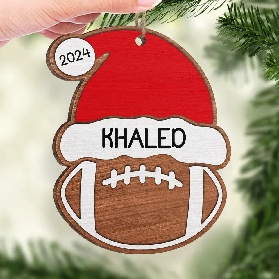 Champions Keep Playing Until They Get It Right - Personalized Custom Ornament - Wood Custom Shaped - Christmas Gift For Sport Lovers, Sport Players