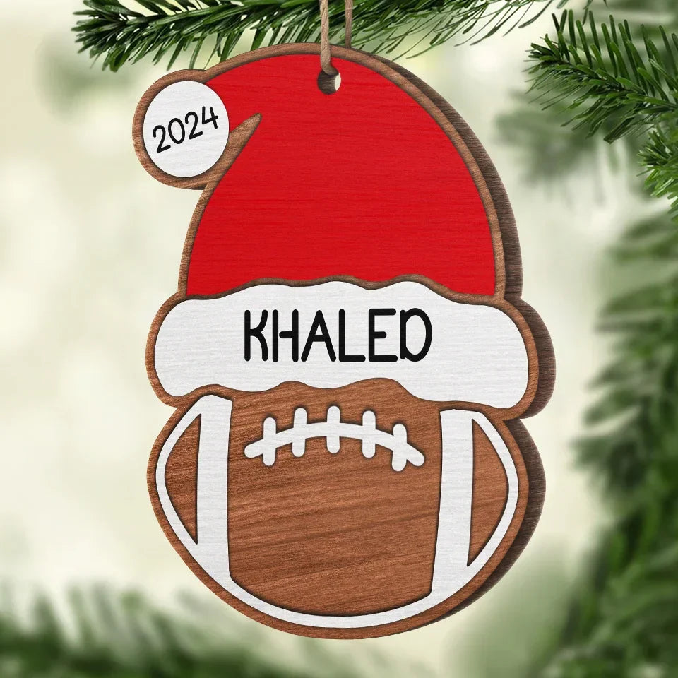 Champions Keep Playing Until They Get It Right - Personalized Custom Ornament - Wood Custom Shaped - Christmas Gift For Sport Lovers, Sport Players
