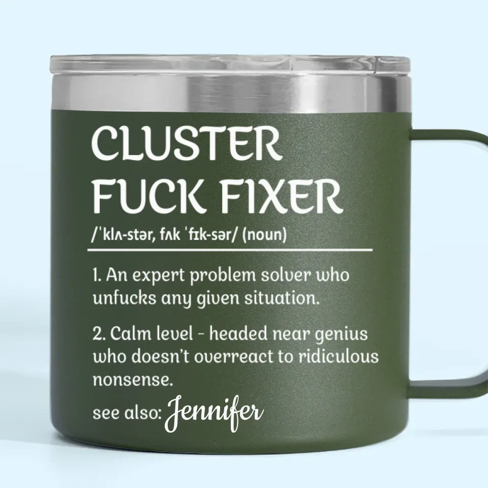 You Make Every Task Look So Effortless And Easy - Coworker Personalized Custom 14oz Stainless Steel Tumbler With Handle - Gift For Coworkers, Work Friends, Colleagues