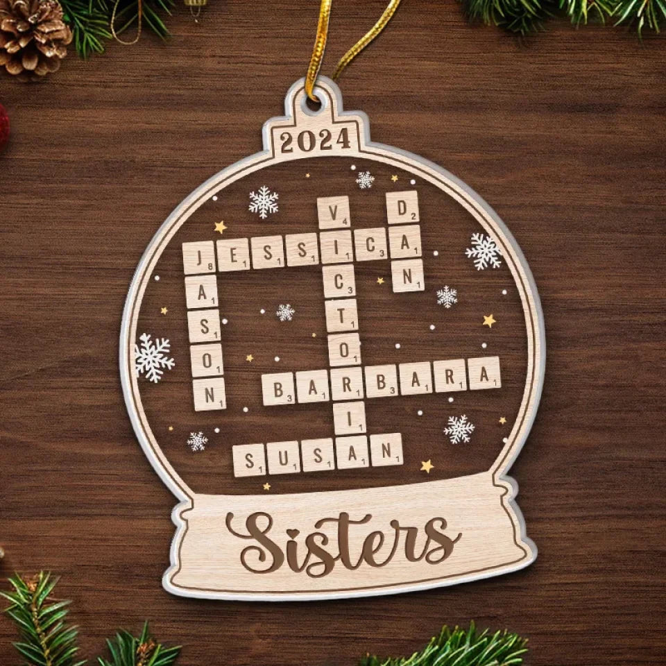 Holiday Season Is Coming - Bestie Personalized Custom Ornament - Acrylic Custom Shaped - Christmas Gift For Best Friends, BFF, Sisters