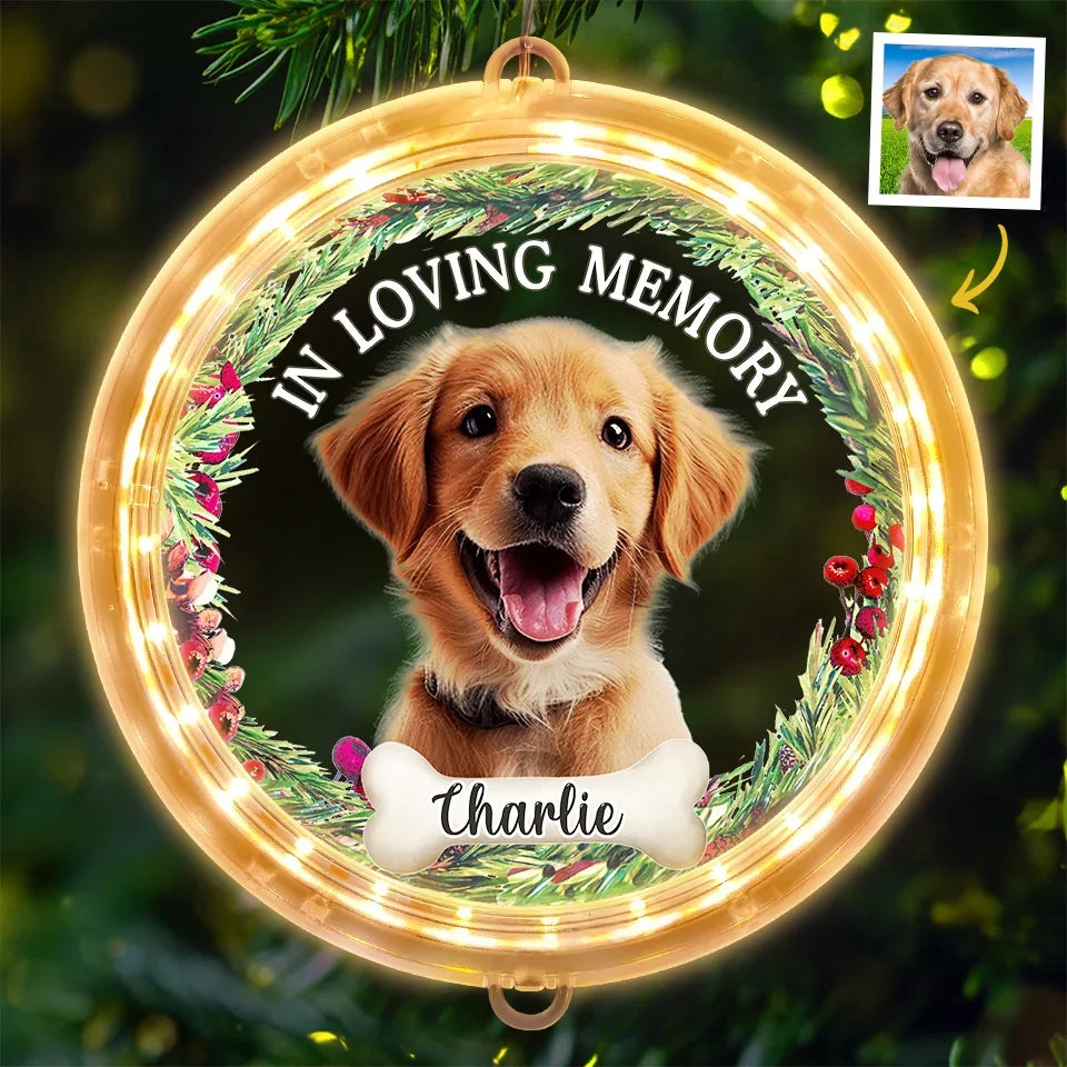 Custom Photo You’re My Favorite Holiday Companion - Dog & Cat Personalized Custom LED Pendant Light Ornament - Christmas Gift For Pet Owners, Pet Lovers