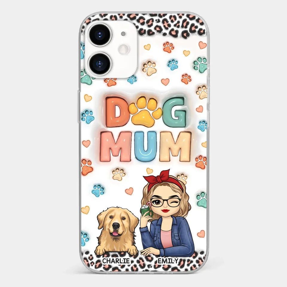 Furry Friends By My Side - Dog & Cat Personalized Custom 3D Inflated Effect Printed Clear Phone Case - Christmas Gift For Pet Owners, Pet Lovers