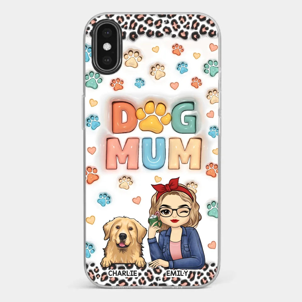 Furry Friends By My Side - Dog & Cat Personalized Custom 3D Inflated Effect Printed Clear Phone Case - Christmas Gift For Pet Owners, Pet Lovers