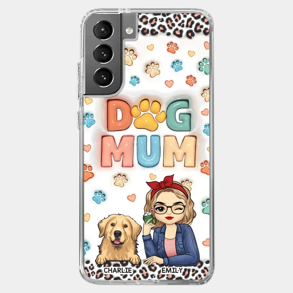 Furry Friends By My Side - Dog & Cat Personalized Custom 3D Inflated Effect Printed Clear Phone Case - Christmas Gift For Pet Owners, Pet Lovers