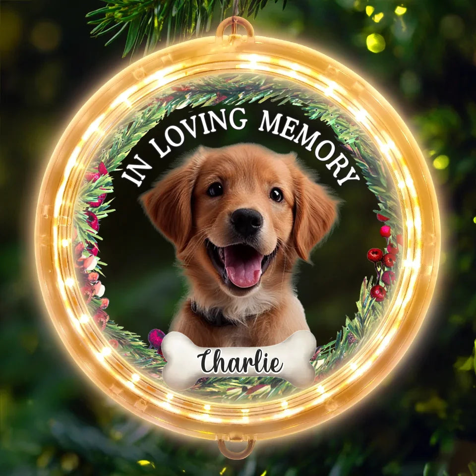 Custom Photo You’re My Favorite Holiday Companion - Dog & Cat Personalized Custom LED Pendant Light Ornament - Christmas Gift For Pet Owners, Pet Lovers