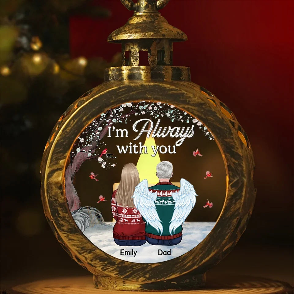 Your Life Was A Blessing, Love You Forever - Memorial Personalized Custom Candlelight Lantern Ornament - Sympathy Gift, Christmas Gift For Family Members