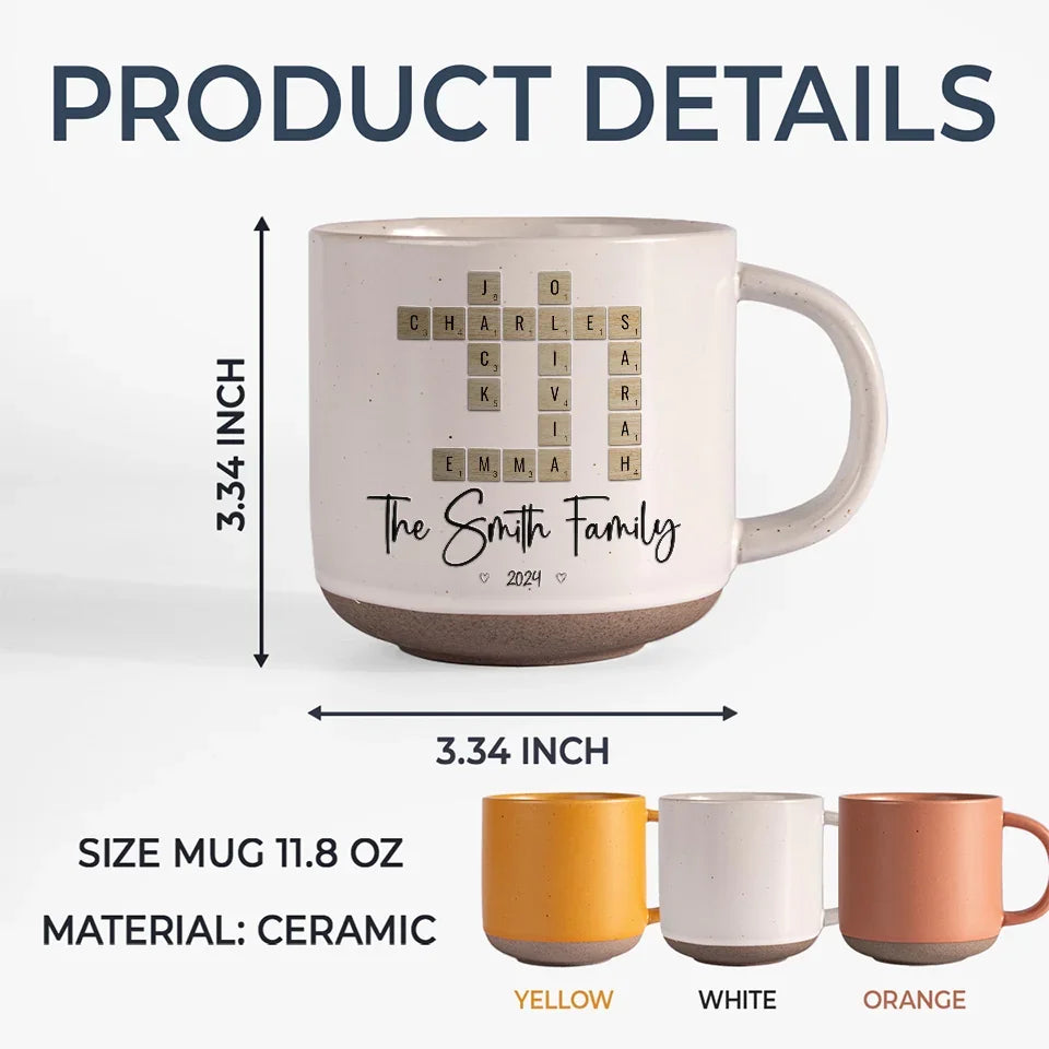 The Memories We Make With Our Family Are The Best - Family Personalized Custom Printed Pottery Mug - Christmas Gift For Family Members