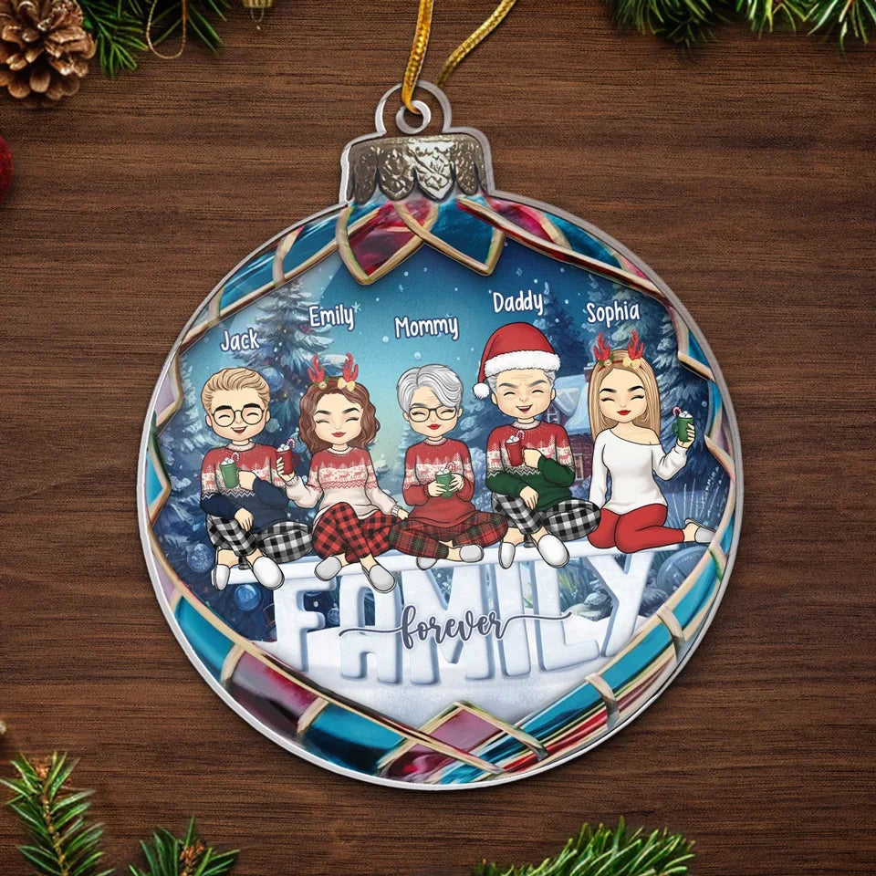 Together, We Have It All - Family Personalized Custom Ornament - Acrylic Custom Shaped - Christmas Gift For Family Members