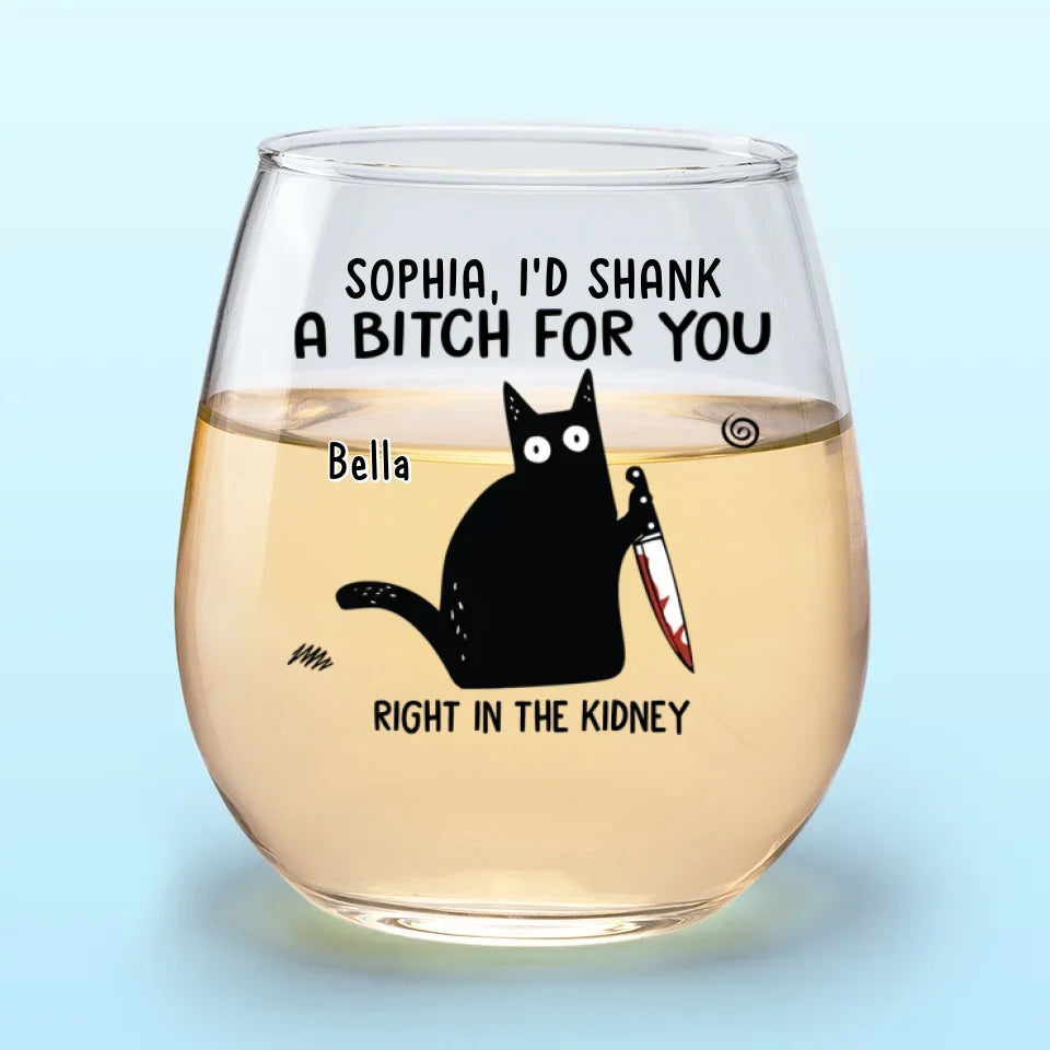 To Like And Dislike The Same Things, That Is What Makes A Solid Friendship - Friend Personalized Custom Wine Glass - Christmas Gift For Best Friends, Sisters, Family Members, Coworkers