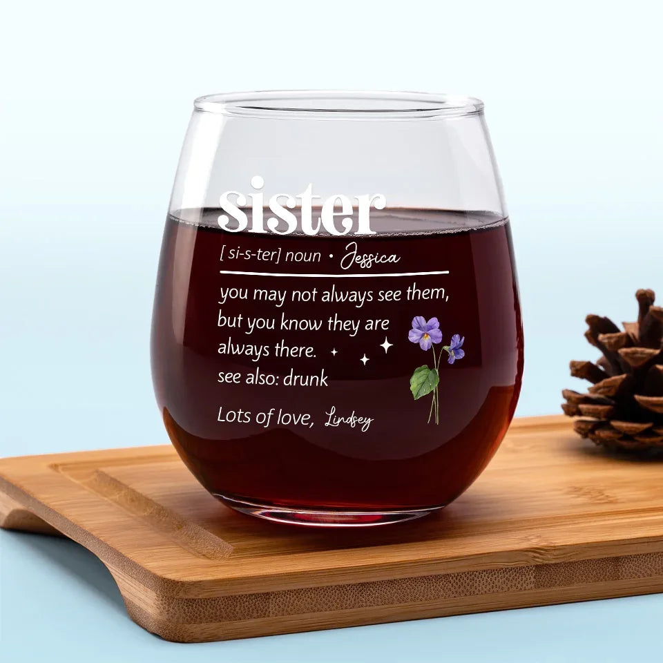 Friends Are Like Flowers That Bloom In The Garden Of Life - Bestie Personalized Custom Wine Glass - Gift For Best Friends, BFF, Sisters