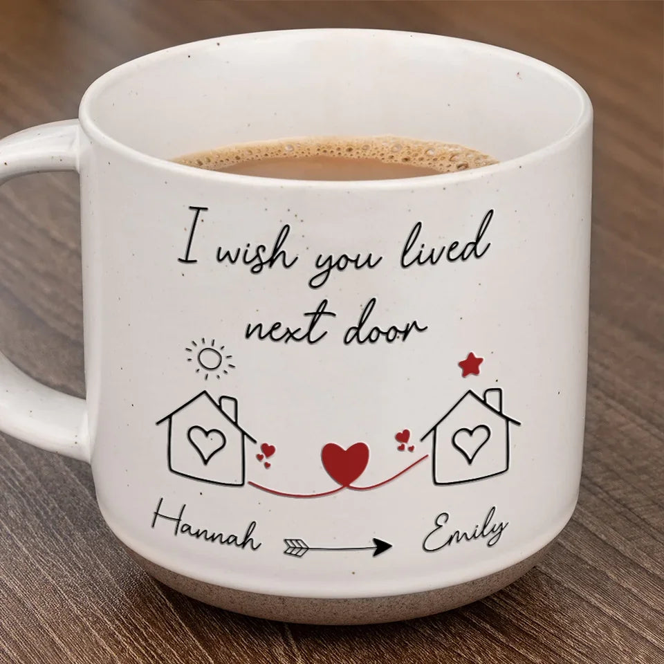 I Miss You So Much - Bestie Personalized Custom Printed Pottery Mug - Gift For Best Friends, BFF, Sisters
