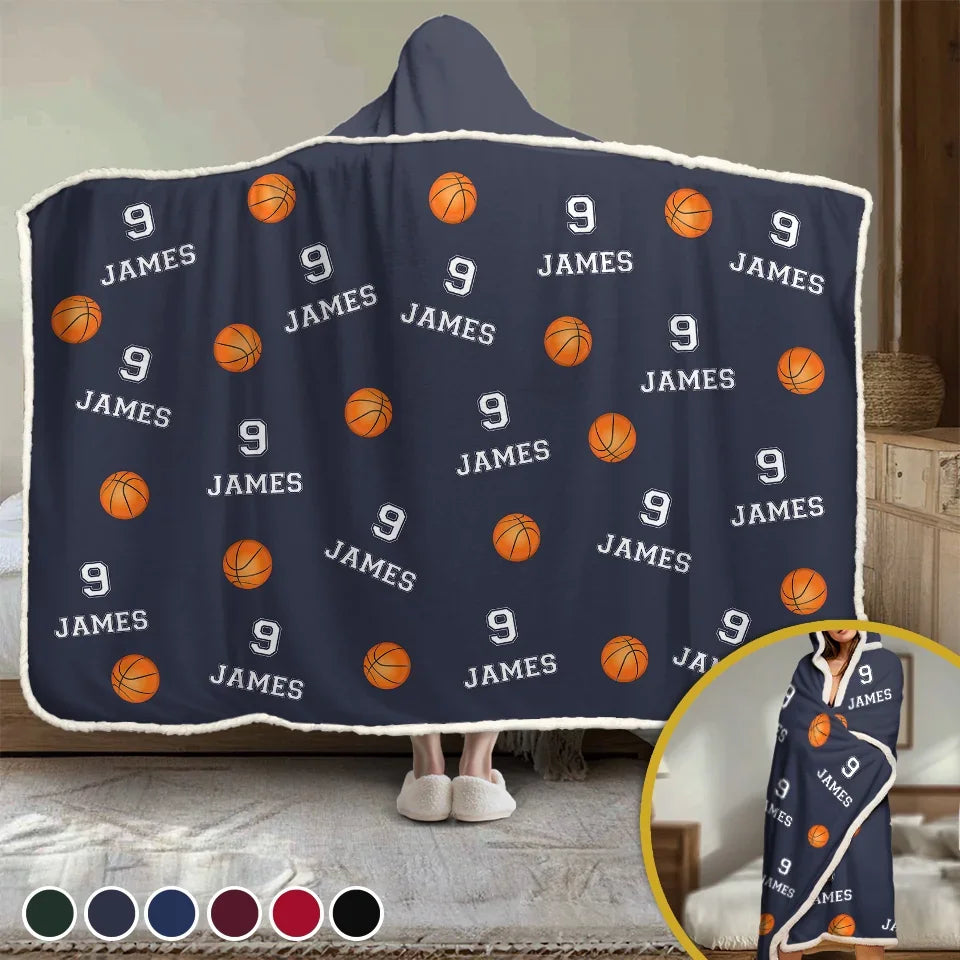 Rise And Grind - Personalized Custom Snuggle Blanket, Hoodie Blanket - Christmas Gift For Sport Lovers, Sport Players