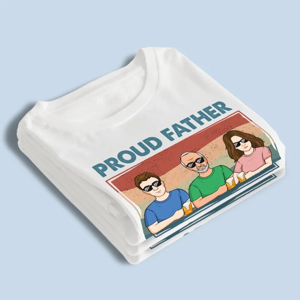 In Family, We Find Strength - Family Personalized Custom Unisex T-shirt, Premium T-shirt, Hoodie - Gift For Family Members