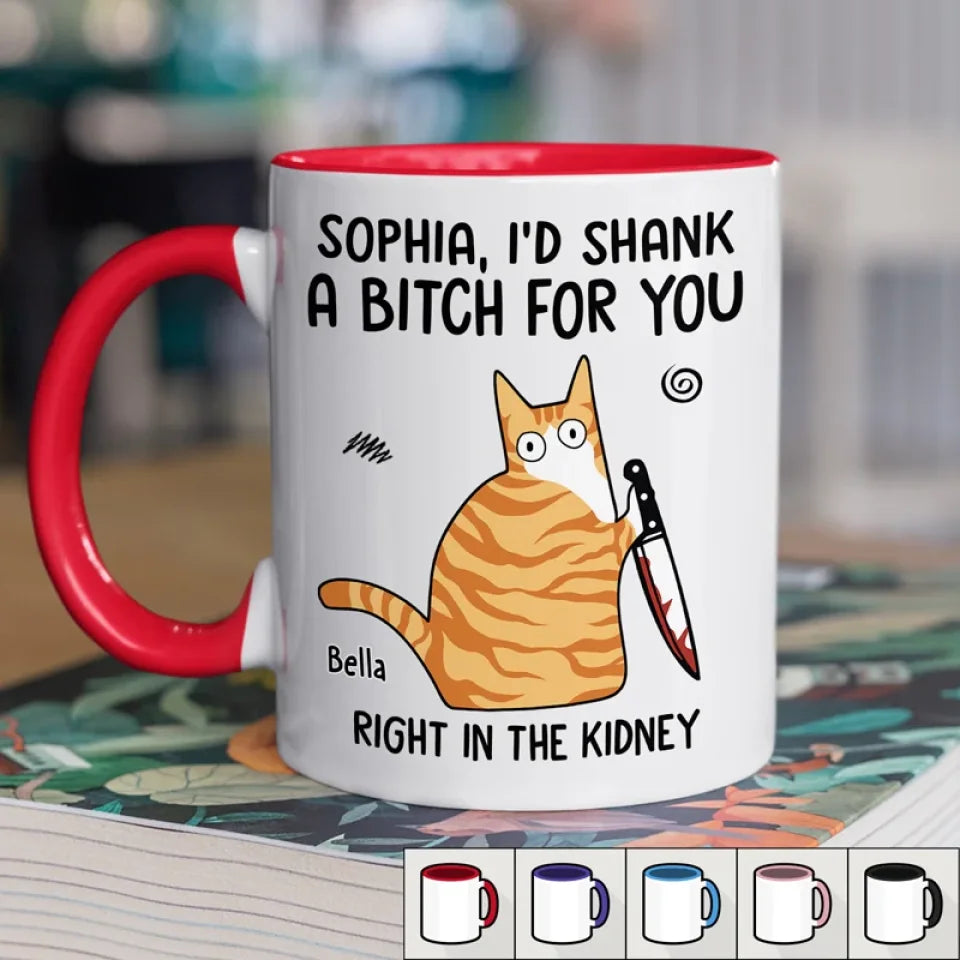 Together, We’re Unstoppable - Friend Personalized Custom Accent Mug - Gift For Best Friends, Sisters, Family Members, Coworkers