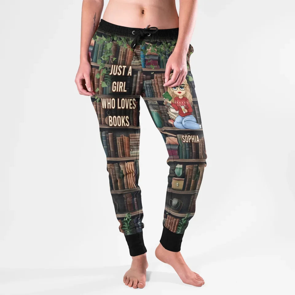 Lost In The Pages, Found In The Story - Personalized Custom Unisex Sweatpants - Christmas Gift For Book Lovers