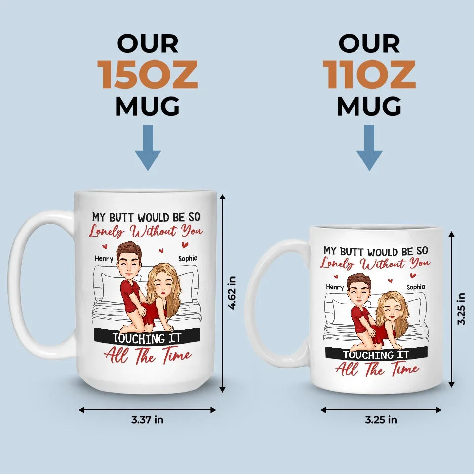 Our Love Is Sweeter Than Candy Canes - Couple Personalized Custom Mug - Christmas Gift For Husband Wife, Anniversary