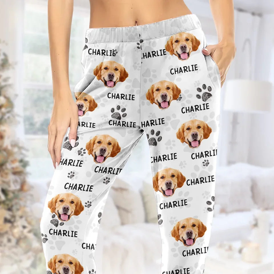 Custom Photo Pawsome Catmas Vibes - Dog & Cat Personalized Custom Pajama Pants - Christmas Gift For Pet Owners, Pet Lovers