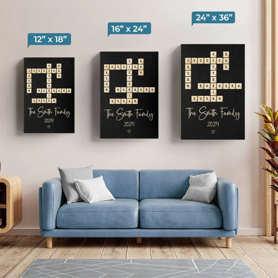 Creating Memories - Family Personalized Custom Vertical Canvas - Gift For Family Members