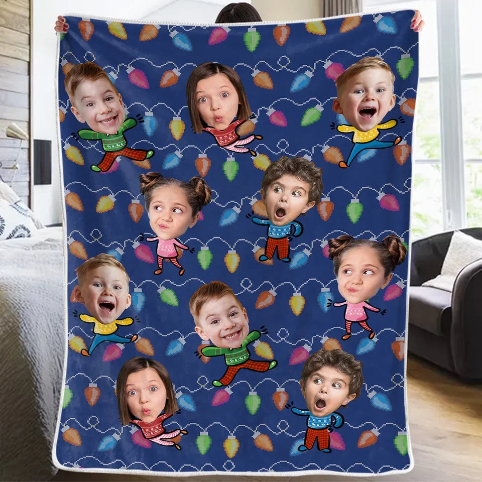 Custom Photo You Are Everything - Family Personalized Custom Blanket - Christmas Gift For Family Members