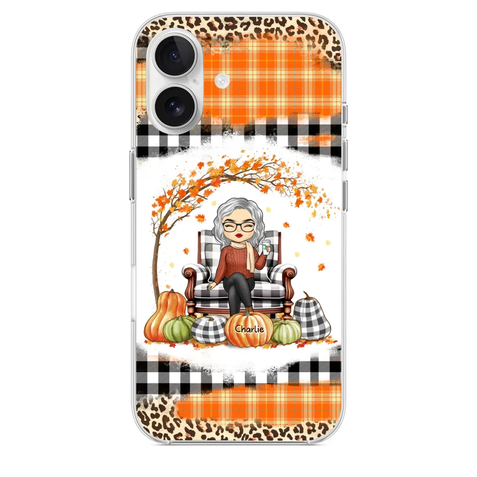 You Are The Epitome Of Awesome - Family Personalized Custom Clear Phone Case - Autumn Fall Gift For Grandma