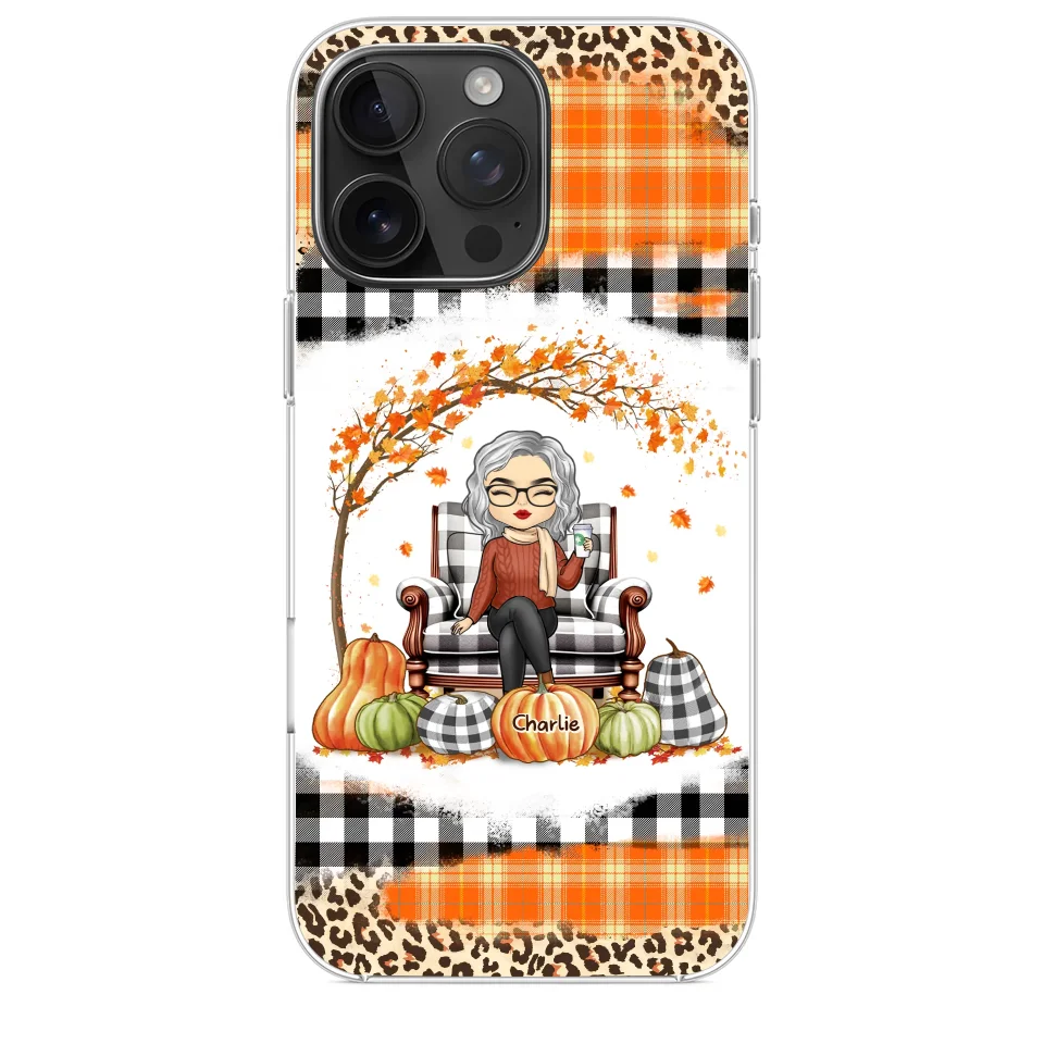 You Are The Epitome Of Awesome - Family Personalized Custom Clear Phone Case - Autumn Fall Gift For Grandma