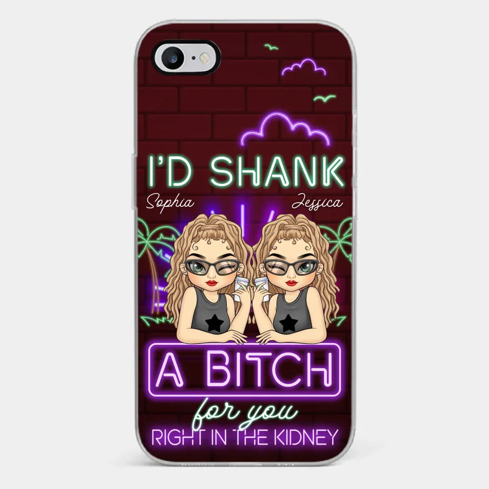 With You, It’s Always Fun - Bestie Personalized Custom Clear Phone Case - Gift For Best Friends, BFF, Sisters