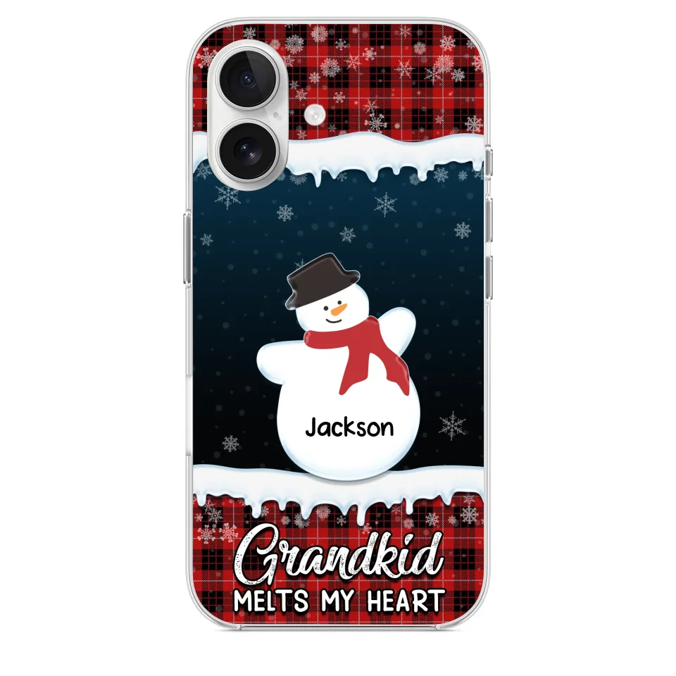 A Special Way To Keep Family Memories Close Every Day - Family Personalized Custom Clear Phone Case - Christmas Gift For Grandma