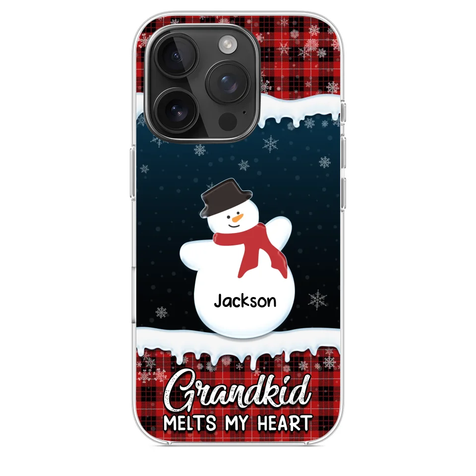 A Special Way To Keep Family Memories Close Every Day - Family Personalized Custom Clear Phone Case - Christmas Gift For Grandma