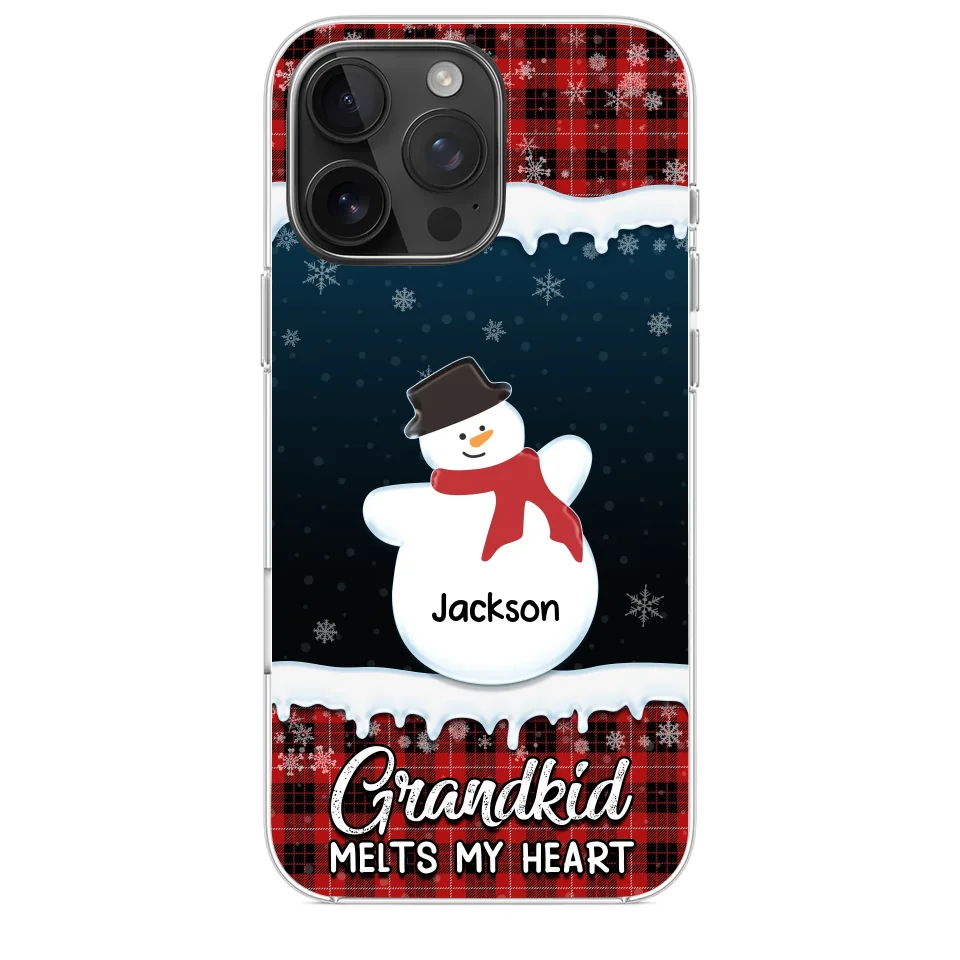A Special Way To Keep Family Memories Close Every Day - Family Personalized Custom Clear Phone Case - Christmas Gift For Grandma