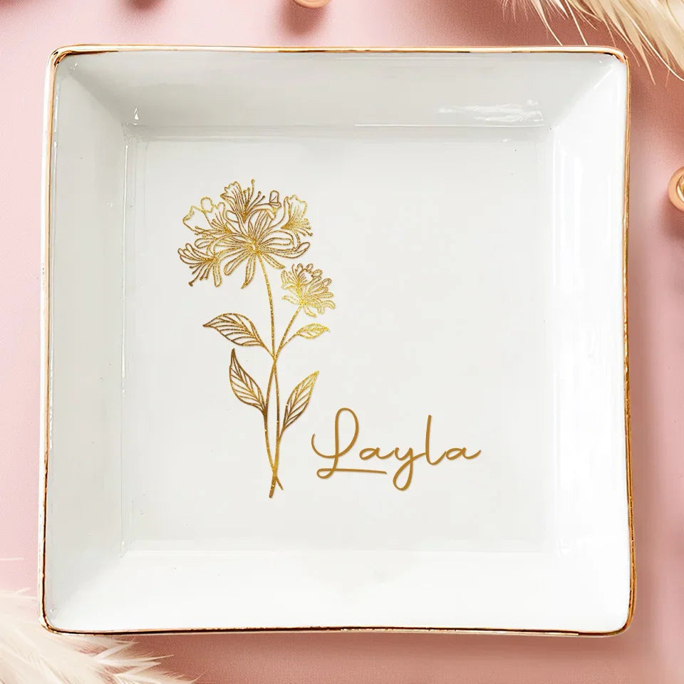 Love Is Beautiful, Friendship Is Better - Bestie Personalized Custom Jewelry Dish - Gift For Best Friends, BFF, Sisters