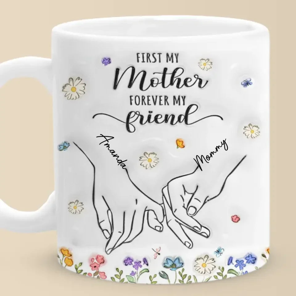 A Mother And Daughter’s Bond Is One Of The Strongest Connections In The World - Family Personalized Custom 3D Inflated Effect Printed Mug - Gift For Mom, Daughter