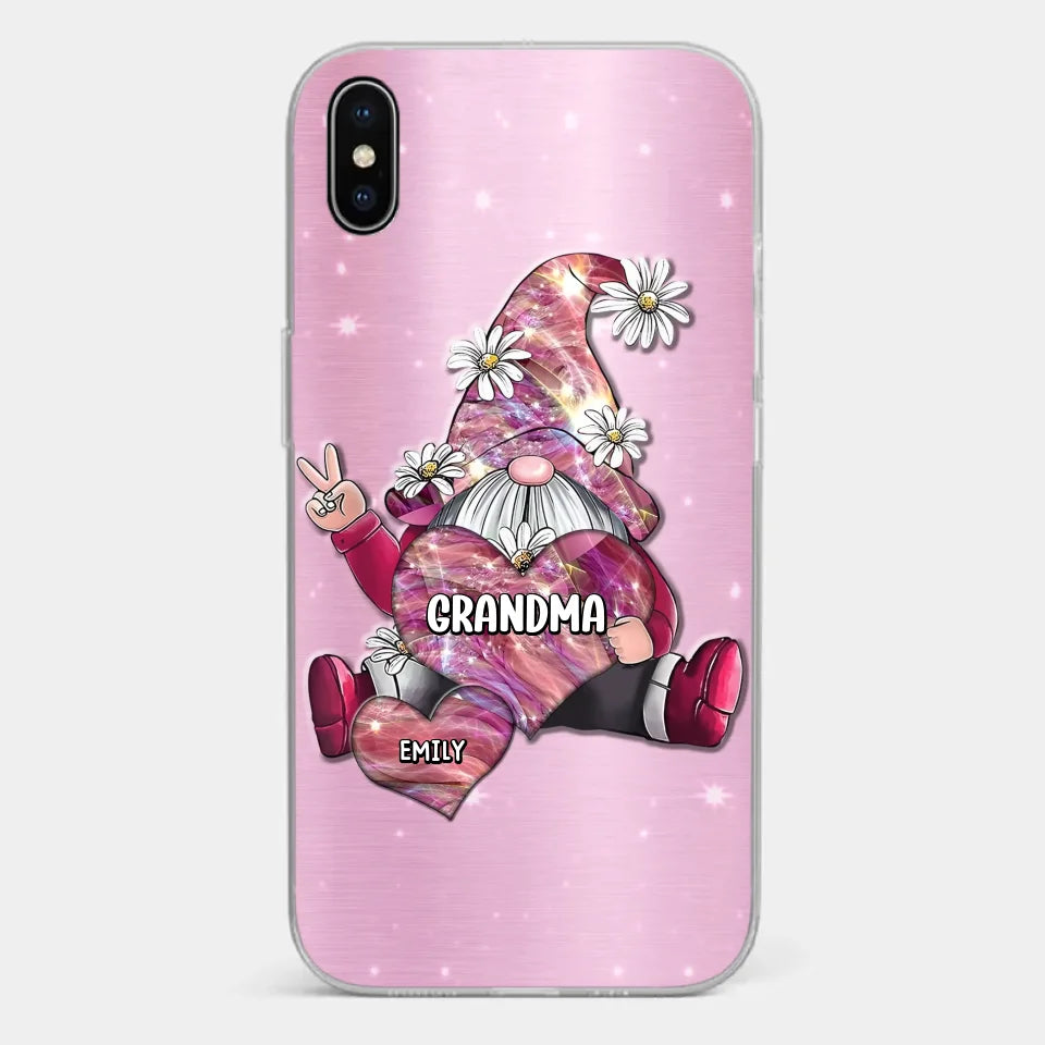 Grandmas Sprinkle Love Like Fairy Dust, Making Everything Magical - Family Personalized Custom Clear Phone Case - Gift For Mom, Grandma