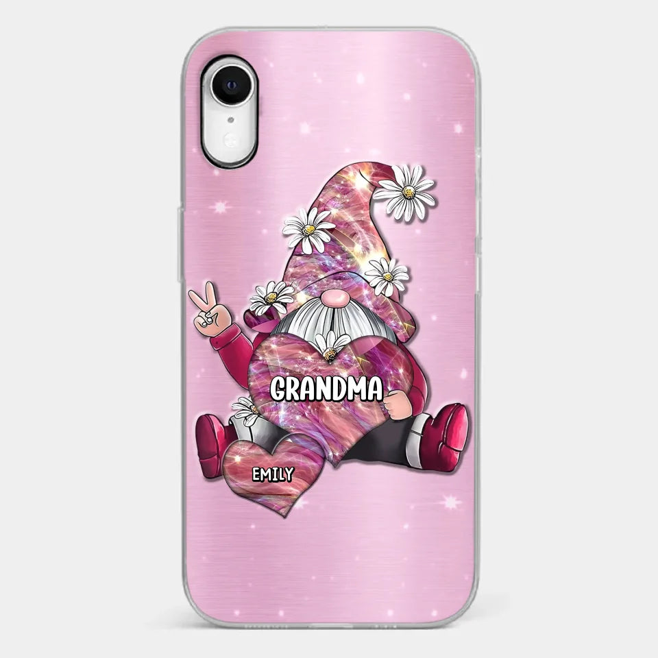 Grandmas Sprinkle Love Like Fairy Dust, Making Everything Magical - Family Personalized Custom Clear Phone Case - Gift For Mom, Grandma