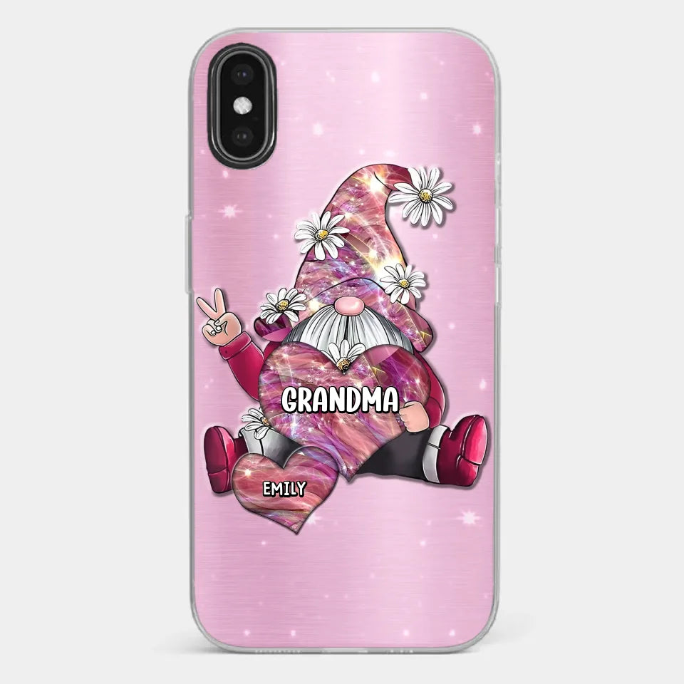 Grandmas Sprinkle Love Like Fairy Dust, Making Everything Magical - Family Personalized Custom Clear Phone Case - Gift For Mom, Grandma