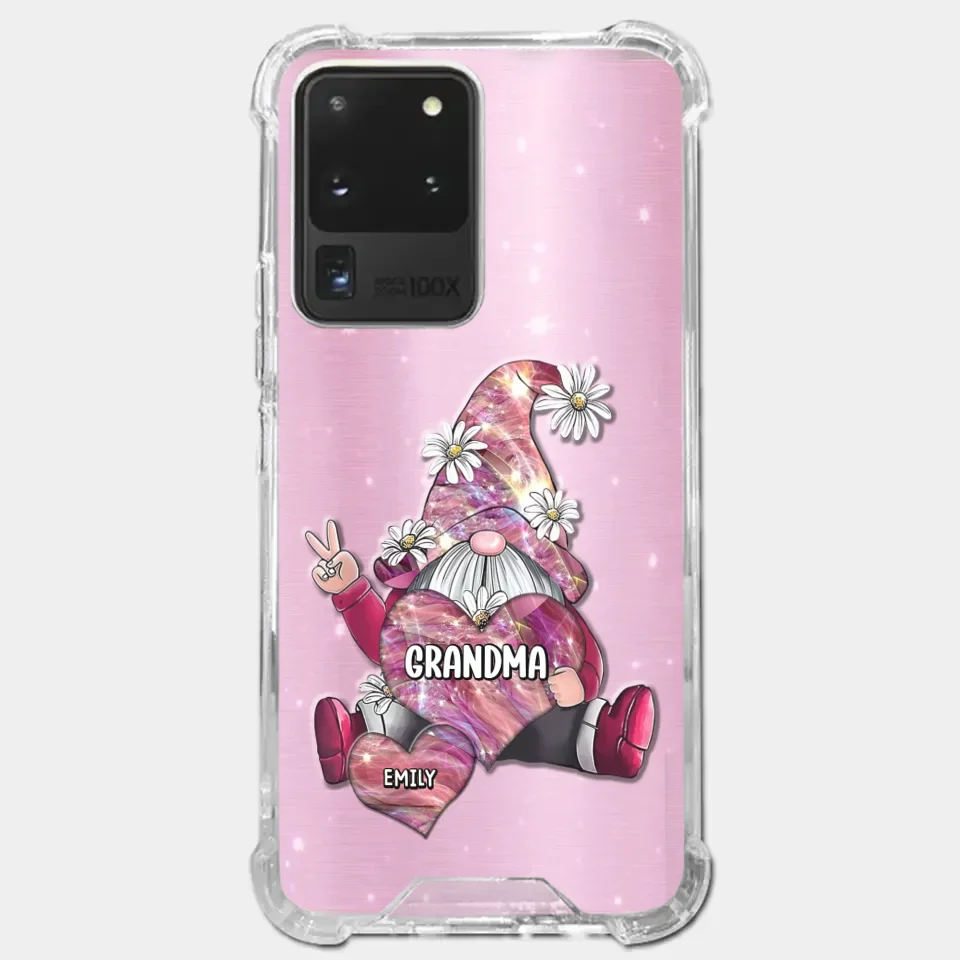 Grandmas Sprinkle Love Like Fairy Dust, Making Everything Magical - Family Personalized Custom Clear Phone Case - Gift For Mom, Grandma