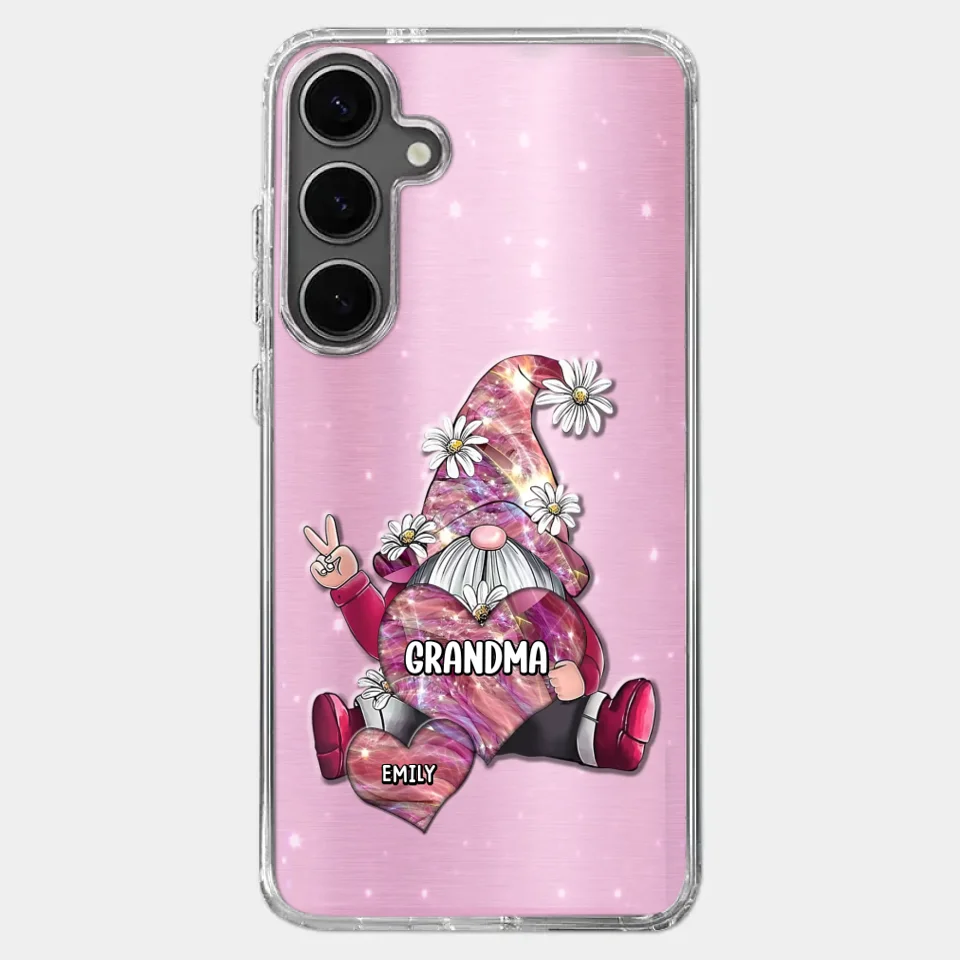 Grandmas Sprinkle Love Like Fairy Dust, Making Everything Magical - Family Personalized Custom Clear Phone Case - Gift For Mom, Grandma