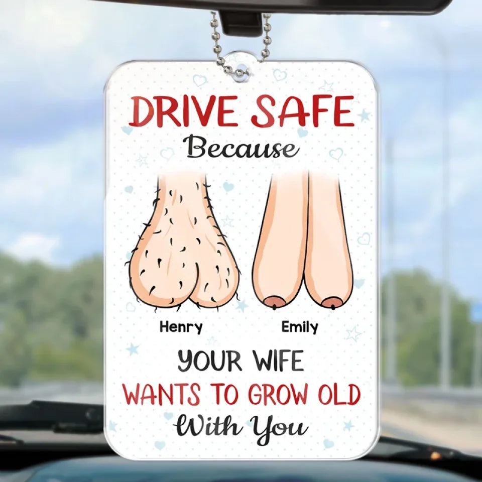 You Are My Favorite Adventure - Couple Personalized Custom Car Ornament - Acrylic Custom Shaped - Gift For Husband Wife, Anniversary