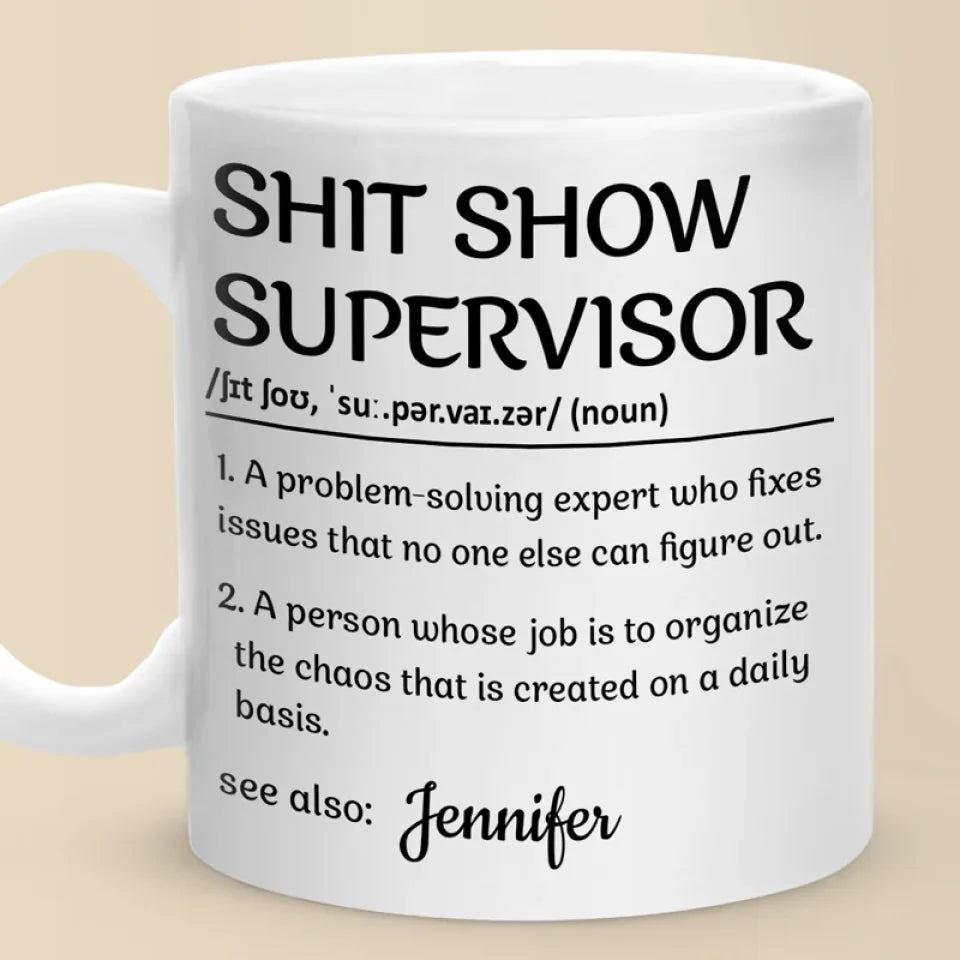 The Steady Hand - Coworker Personalized Custom Mug - Gift For Coworkers, Work Friends, Colleagues