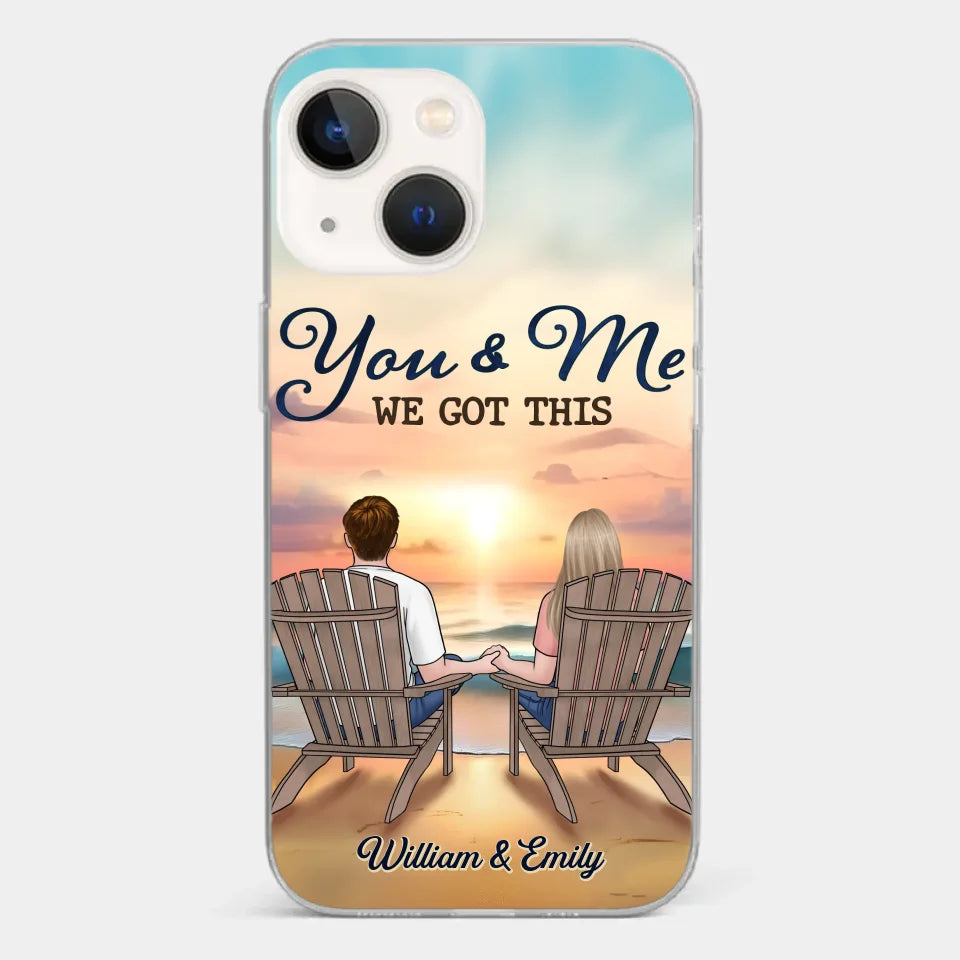 When It’s You And Me, Nothing Else Matters - Couple Personalized Custom Clear Phone Case - Gift For Husband Wife, Anniversary