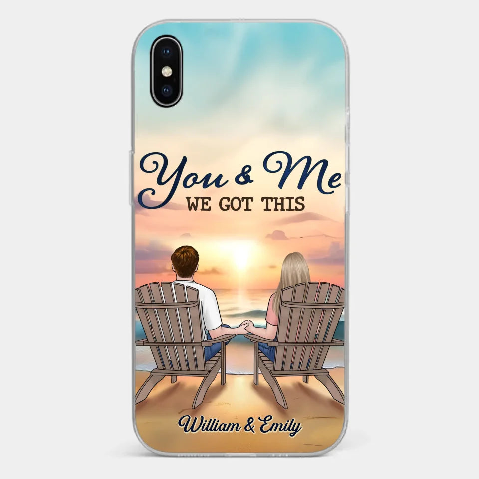 When It’s You And Me, Nothing Else Matters - Couple Personalized Custom Clear Phone Case - Gift For Husband Wife, Anniversary