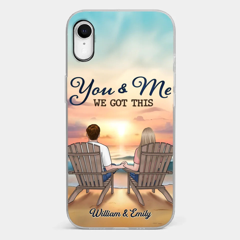 When It’s You And Me, Nothing Else Matters - Couple Personalized Custom Clear Phone Case - Gift For Husband Wife, Anniversary