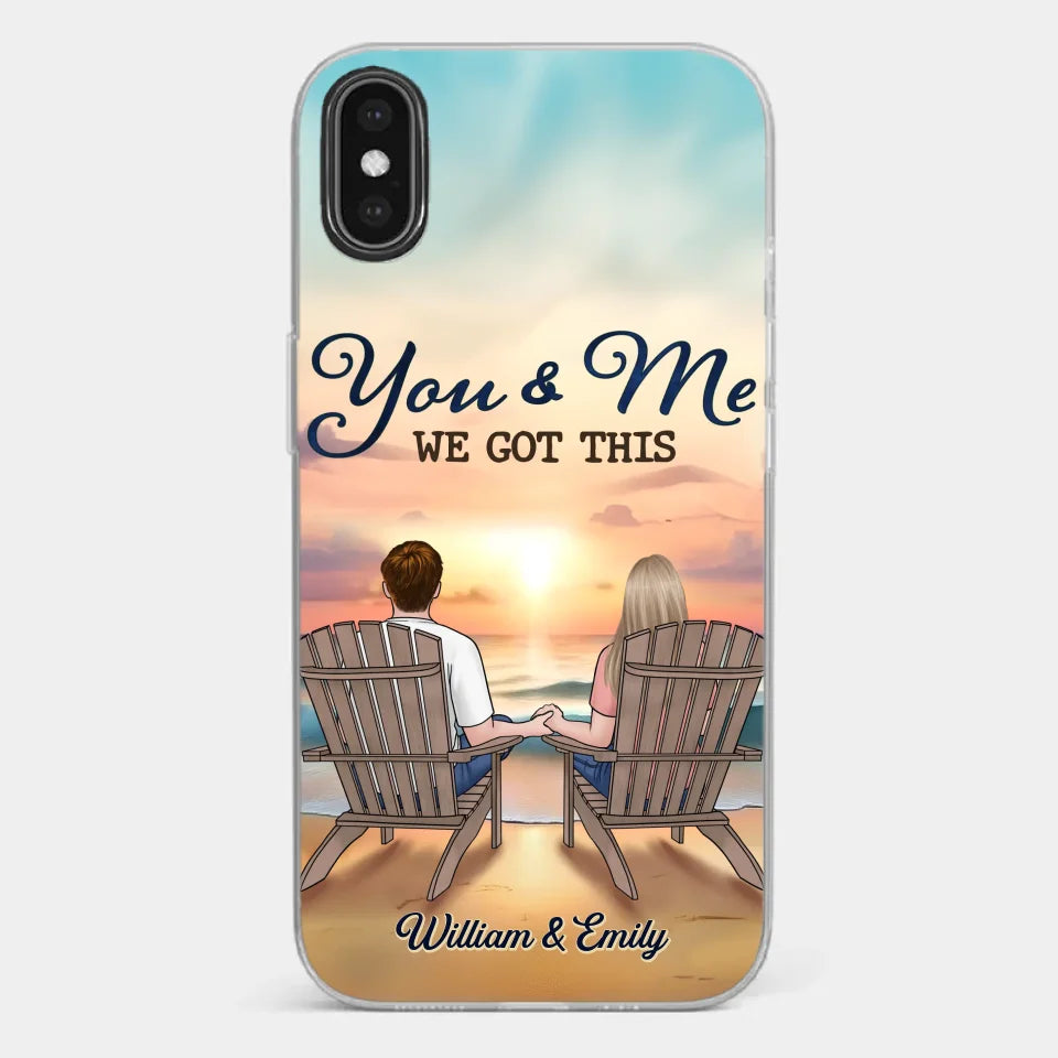 When It’s You And Me, Nothing Else Matters - Couple Personalized Custom Clear Phone Case - Gift For Husband Wife, Anniversary