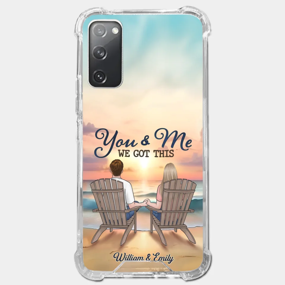 When It’s You And Me, Nothing Else Matters - Couple Personalized Custom Clear Phone Case - Gift For Husband Wife, Anniversary