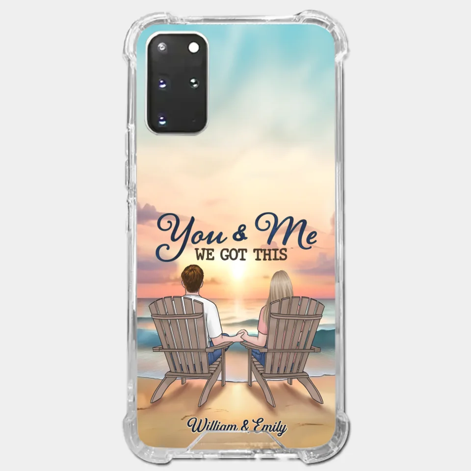 When It’s You And Me, Nothing Else Matters - Couple Personalized Custom Clear Phone Case - Gift For Husband Wife, Anniversary